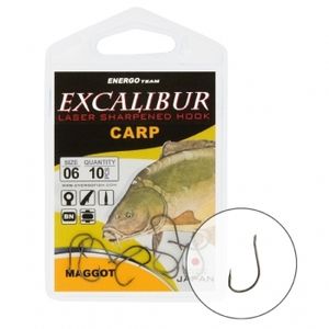 Carlige EnergoTeam Excalibur Carp Maggot NS 10buc/plic