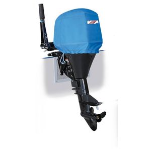 Husa motor barca GFN poliester Denier 600 albastru 7- 10CP 46x29x35cm