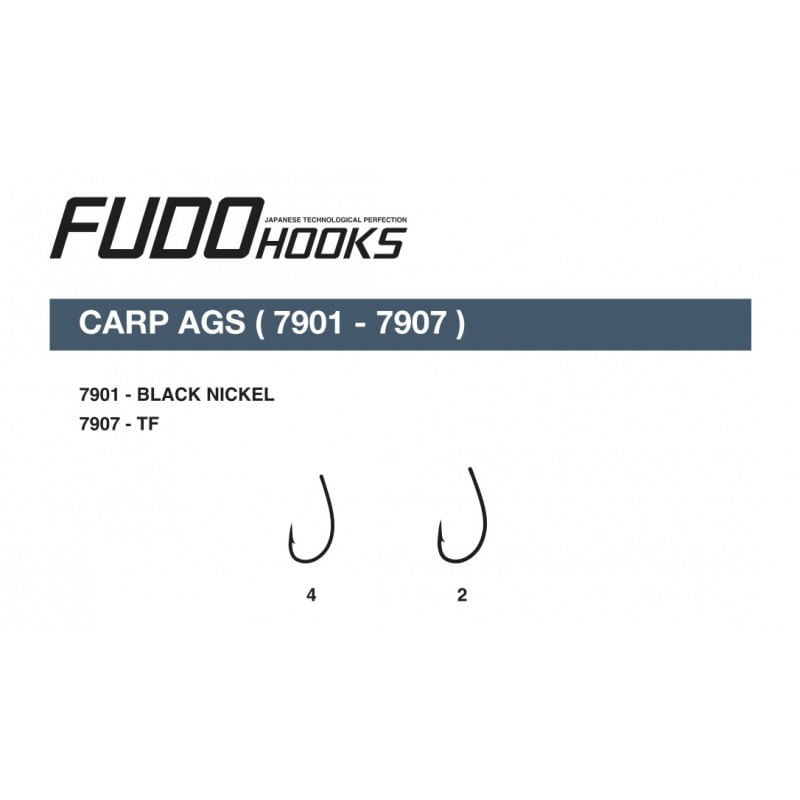 carlige-fudo-carp-ags-black-nickel