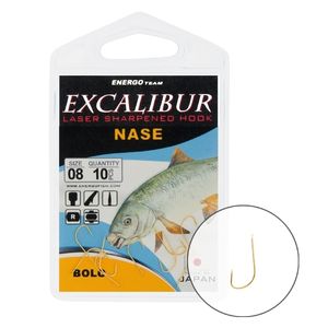 Carlige EnergoTeam Excalibur Nase Bolo Gold 10buc/plic