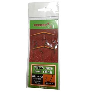 Carlige legate FeederX Wild Carp Hook Bait Sting